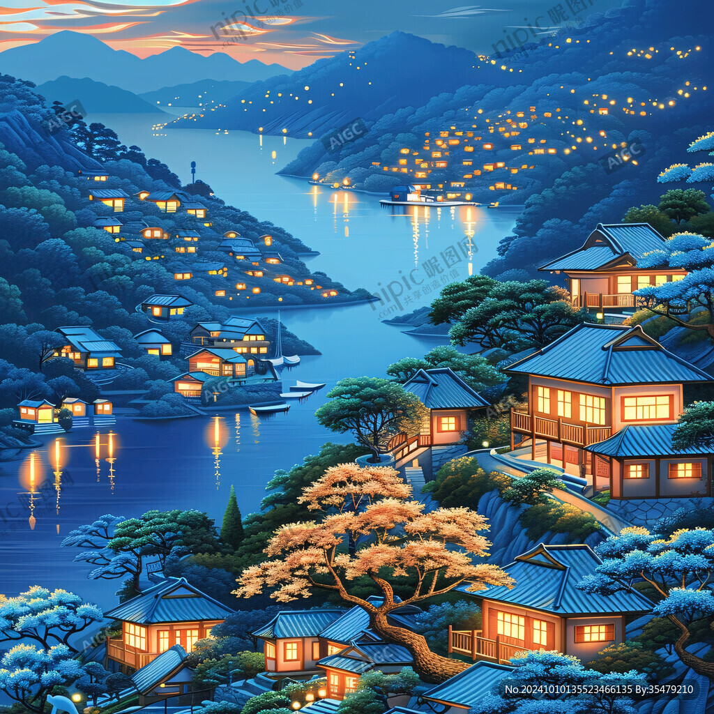 日式风景画