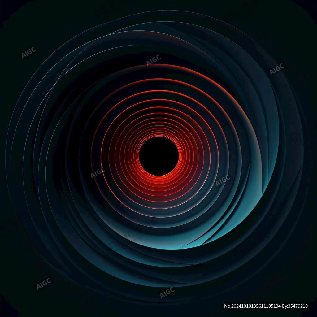 3d立体圈圈背景