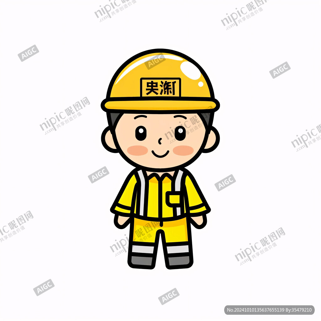 卡通开心工匠头像