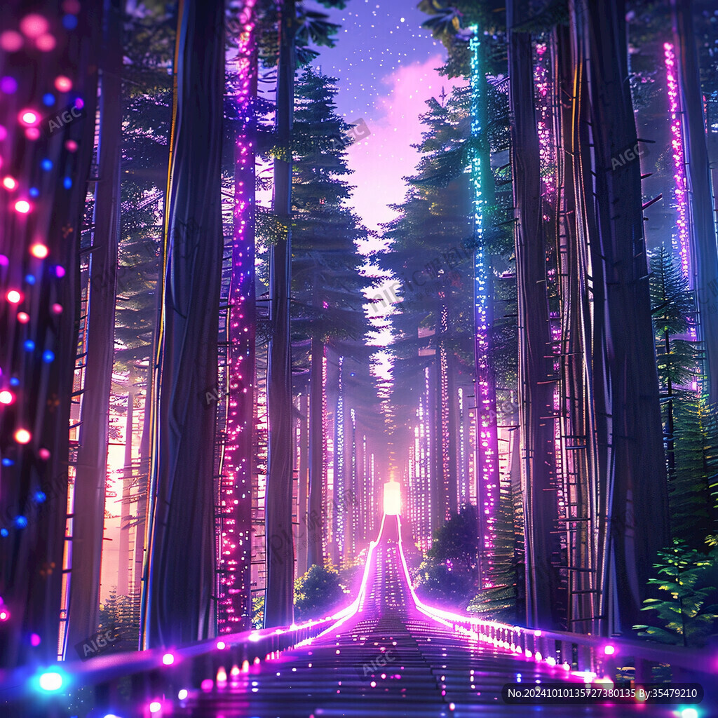 梦幻灯带场景