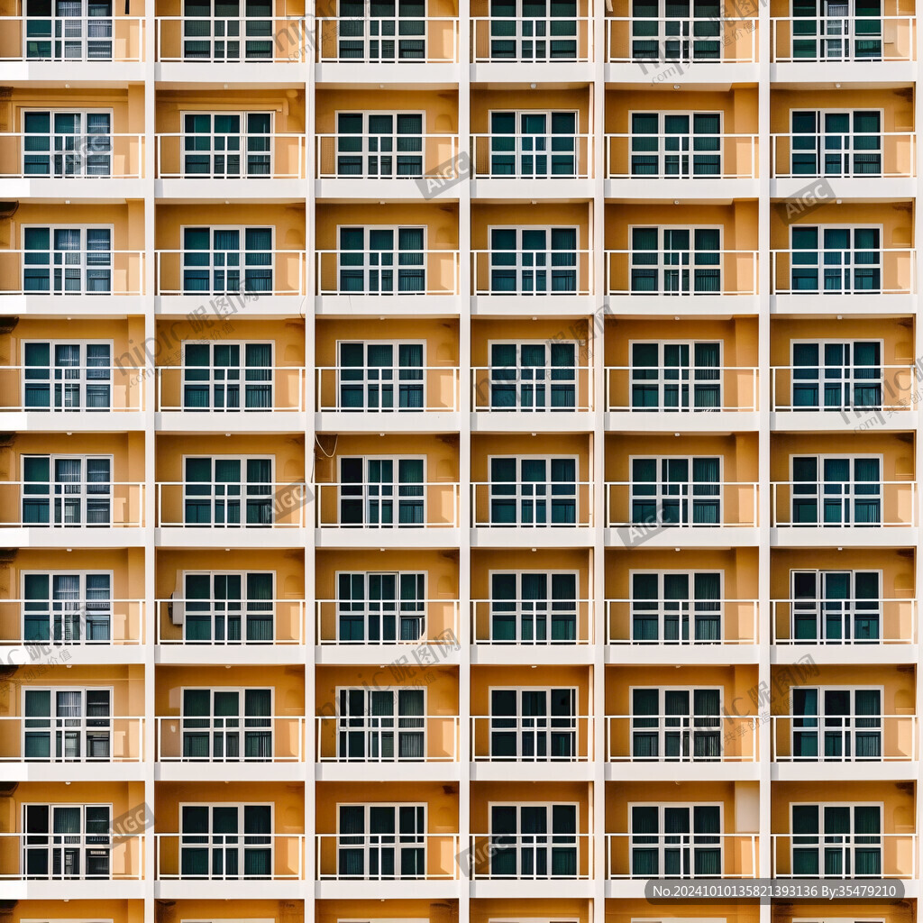建筑外墙窗户贴图