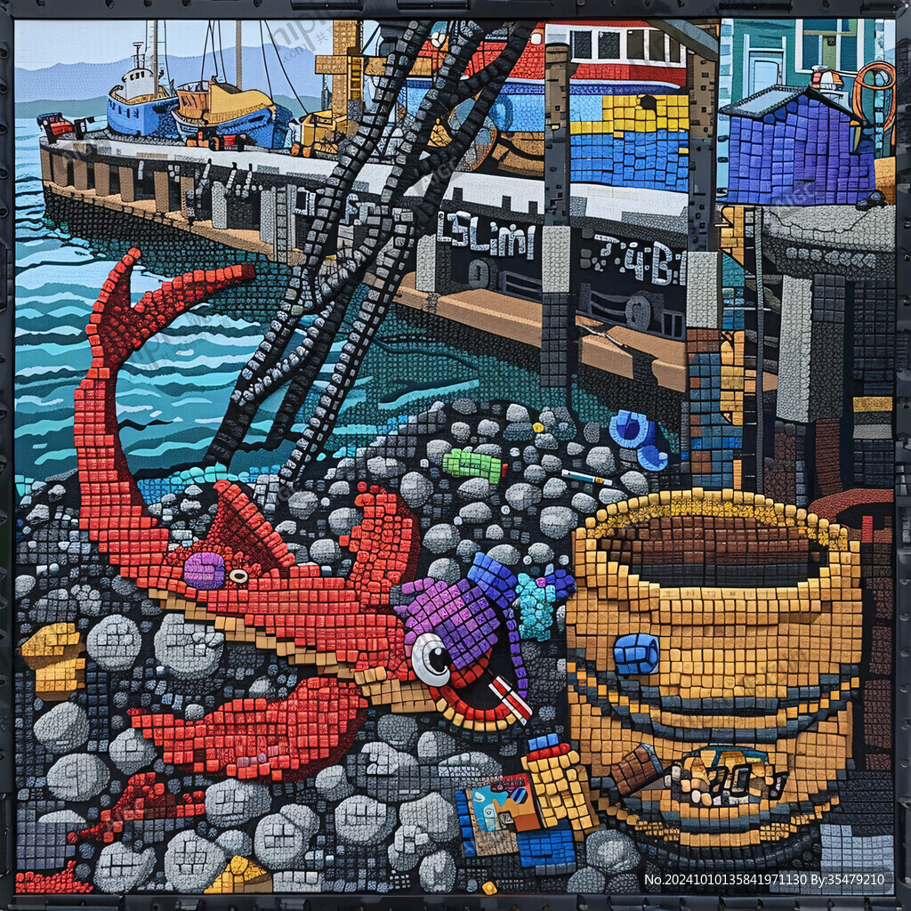 立体像素画