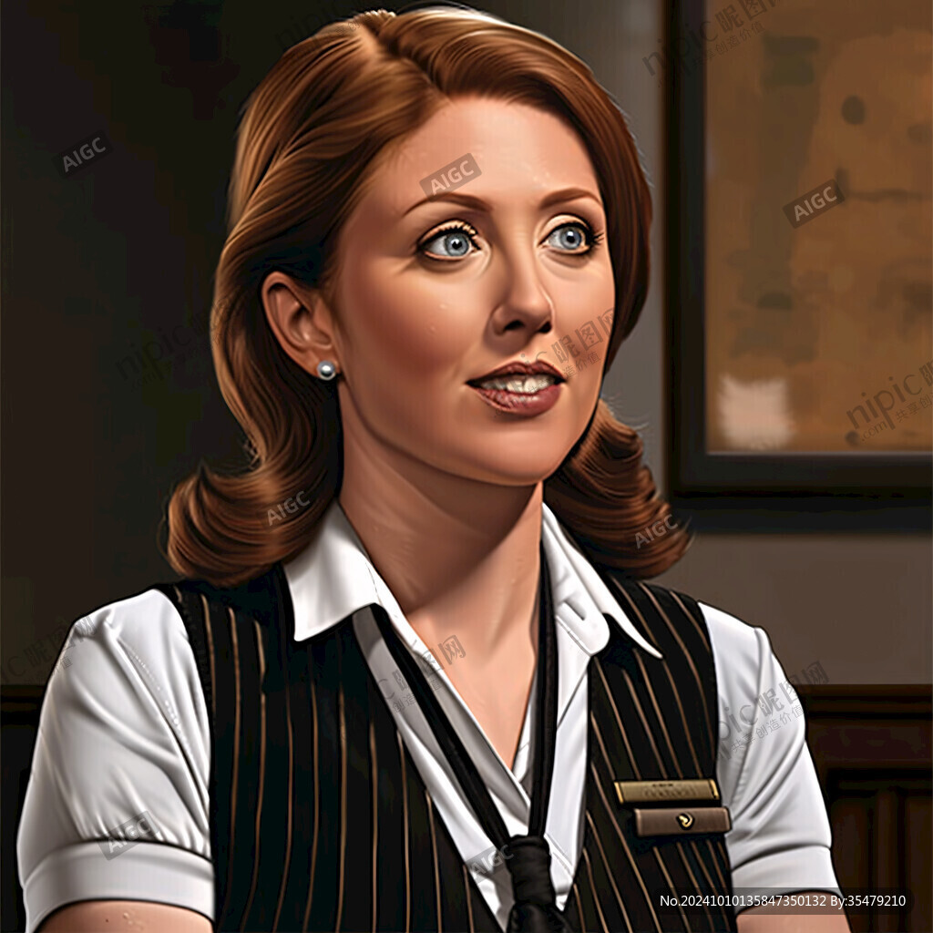 写实人物插画