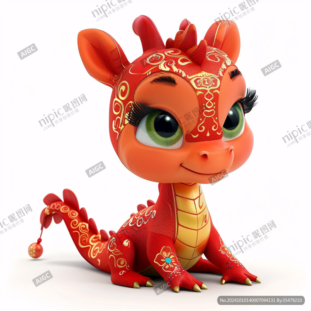 q版龙卡通龙造型