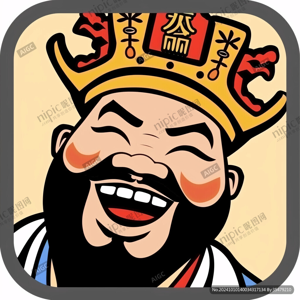 创意财神头像