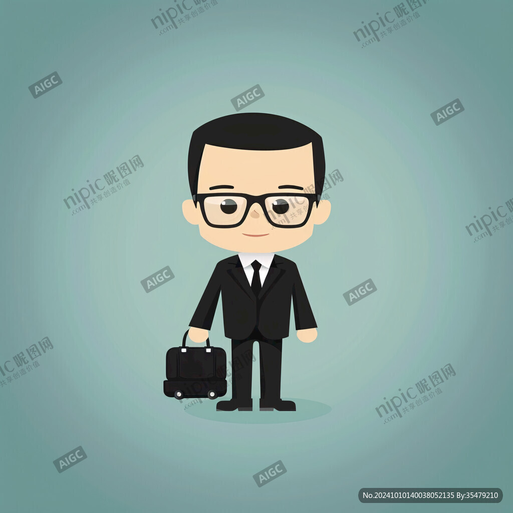 公司高管卡通形象设计