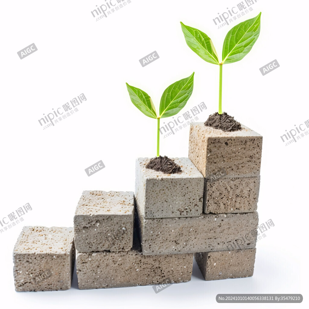 砖缝中长出的小苗