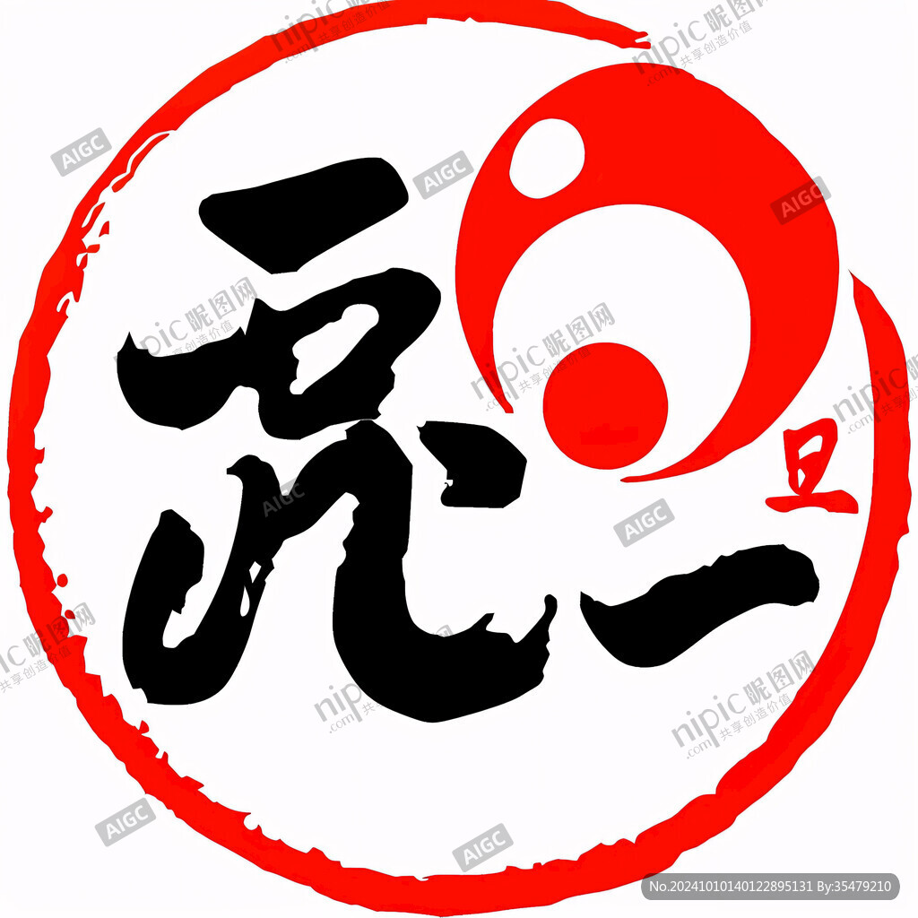 独一无二书法字