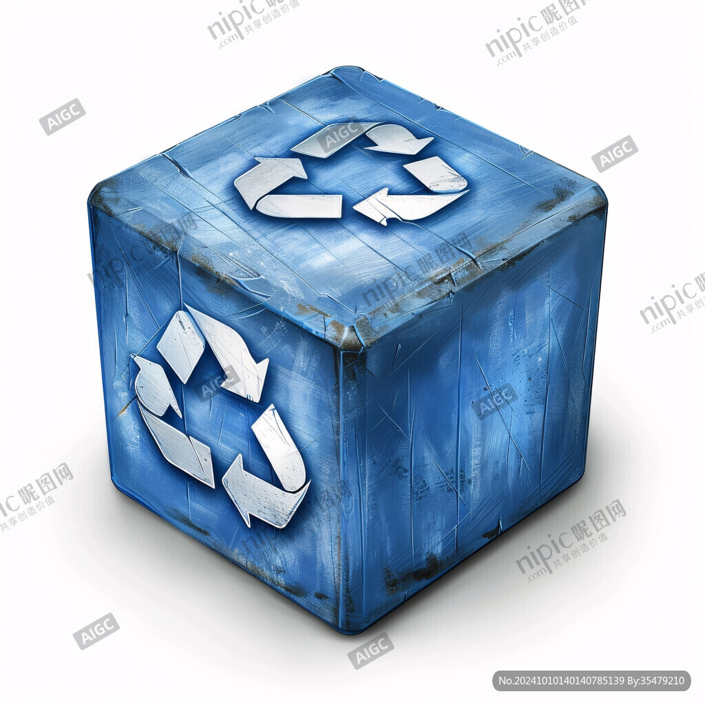 蓝色科技箱子