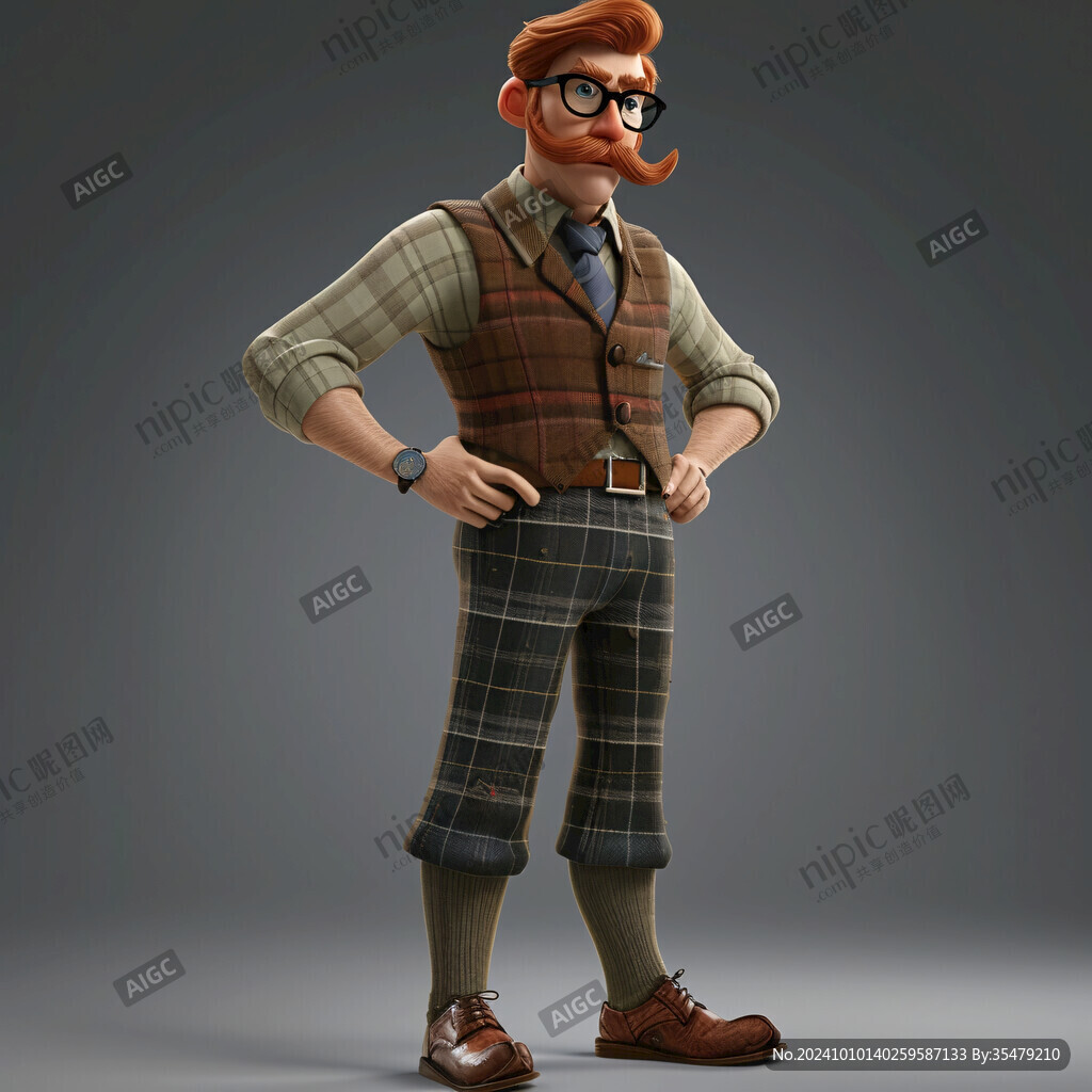 卡通写实漫画人物