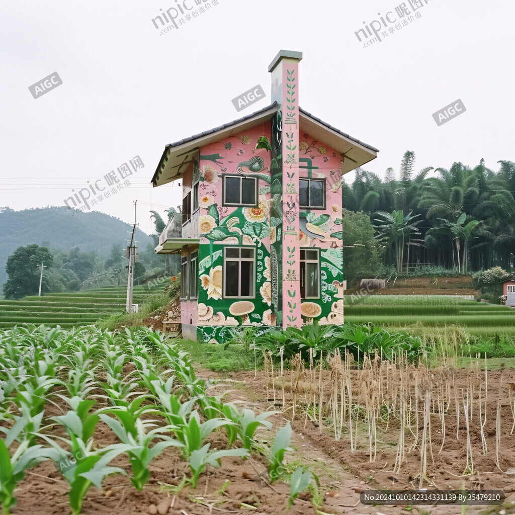 艺术农村农民画村
