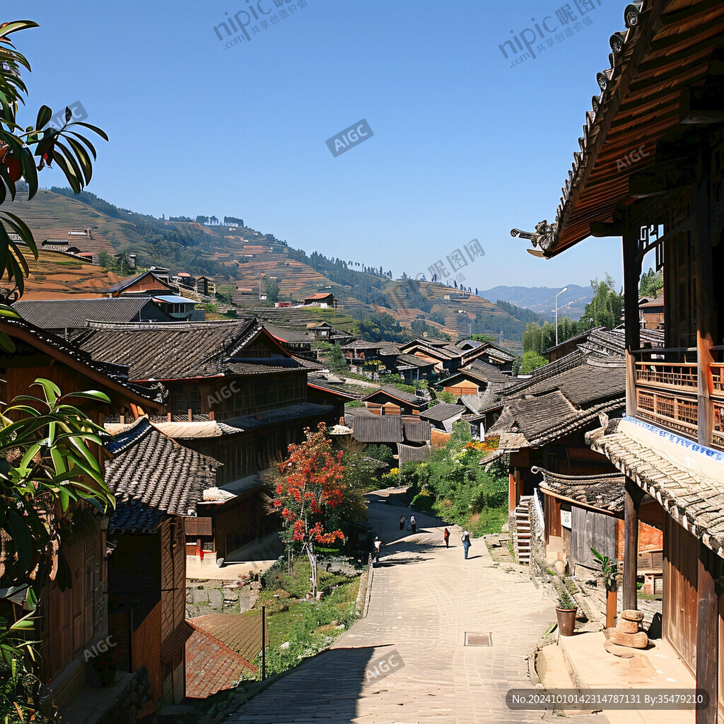 韩式乡间建筑庭院