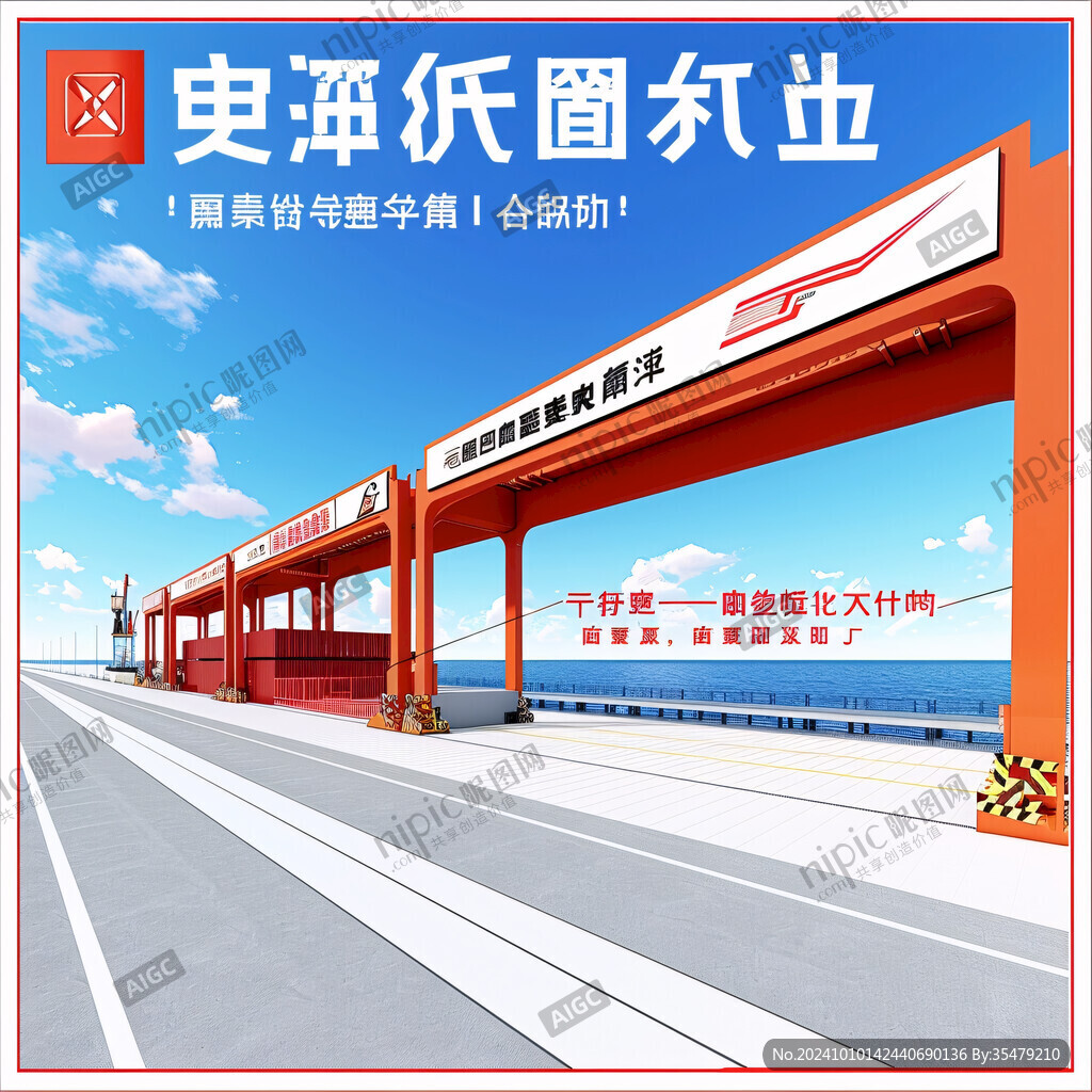 高速公路咨询台素材