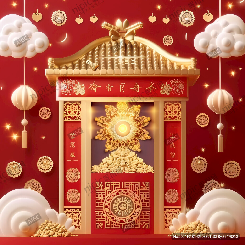 2023新年开门美陈