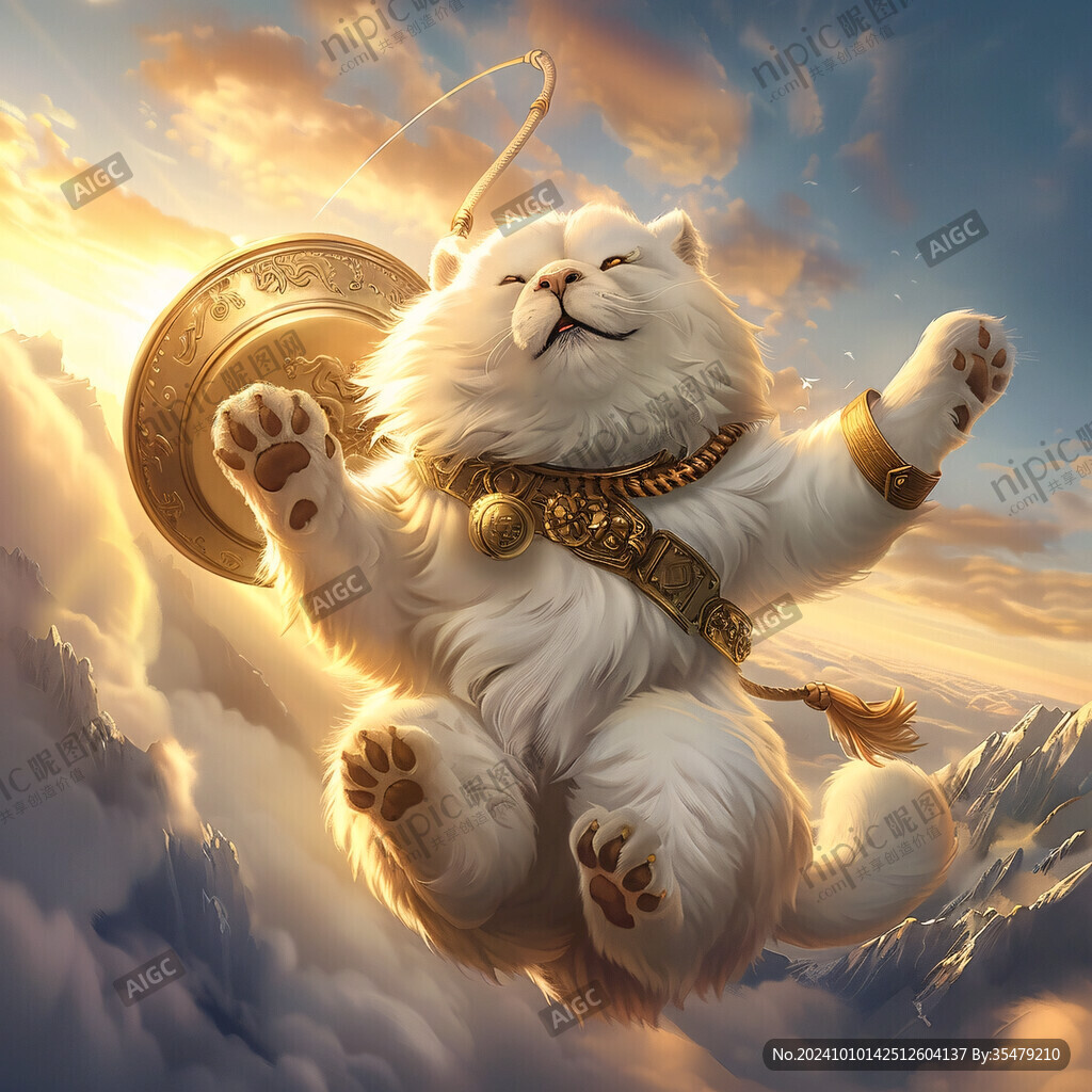 金吉拉猫插画
