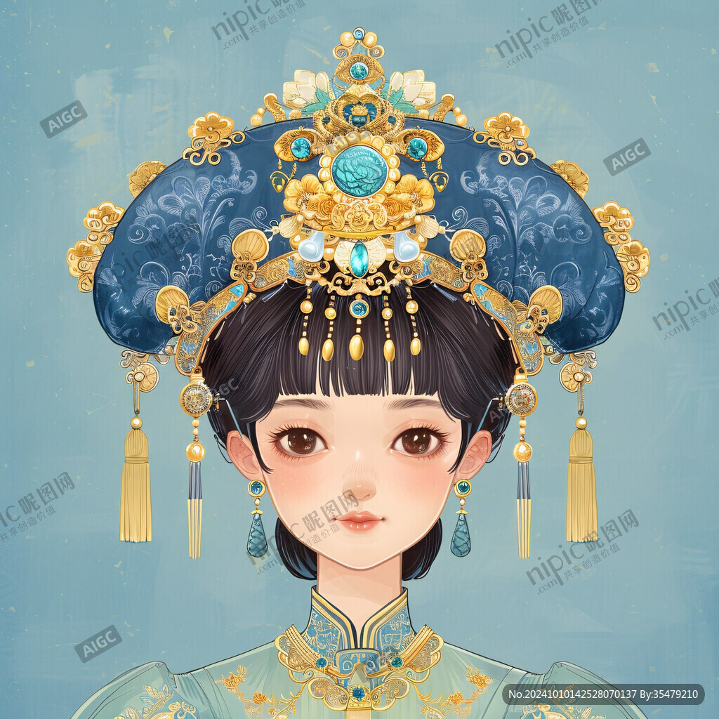 格格头像插画