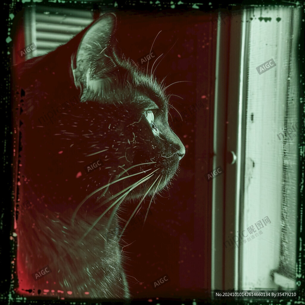 窗口的猫咪