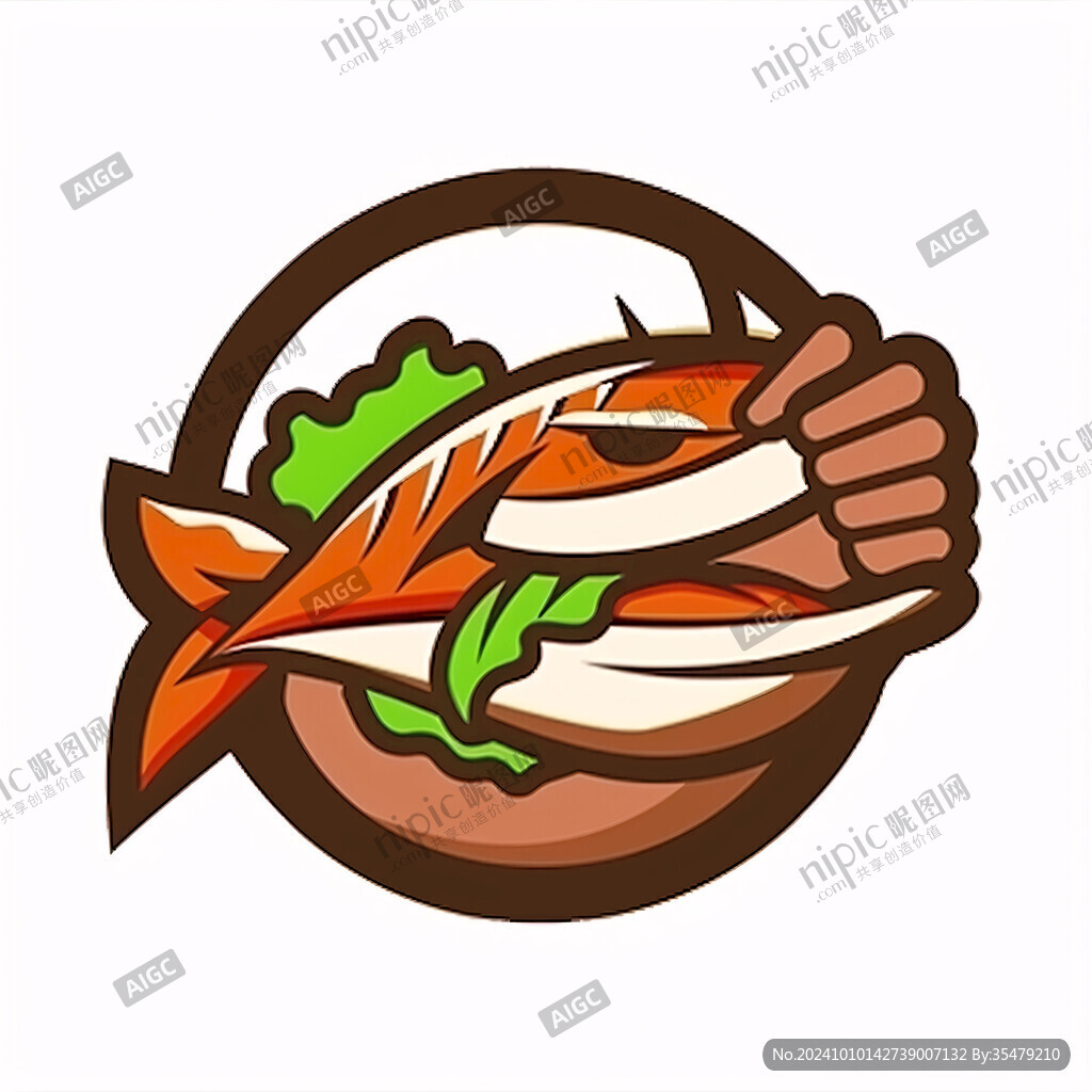 鱼锅饼子标志