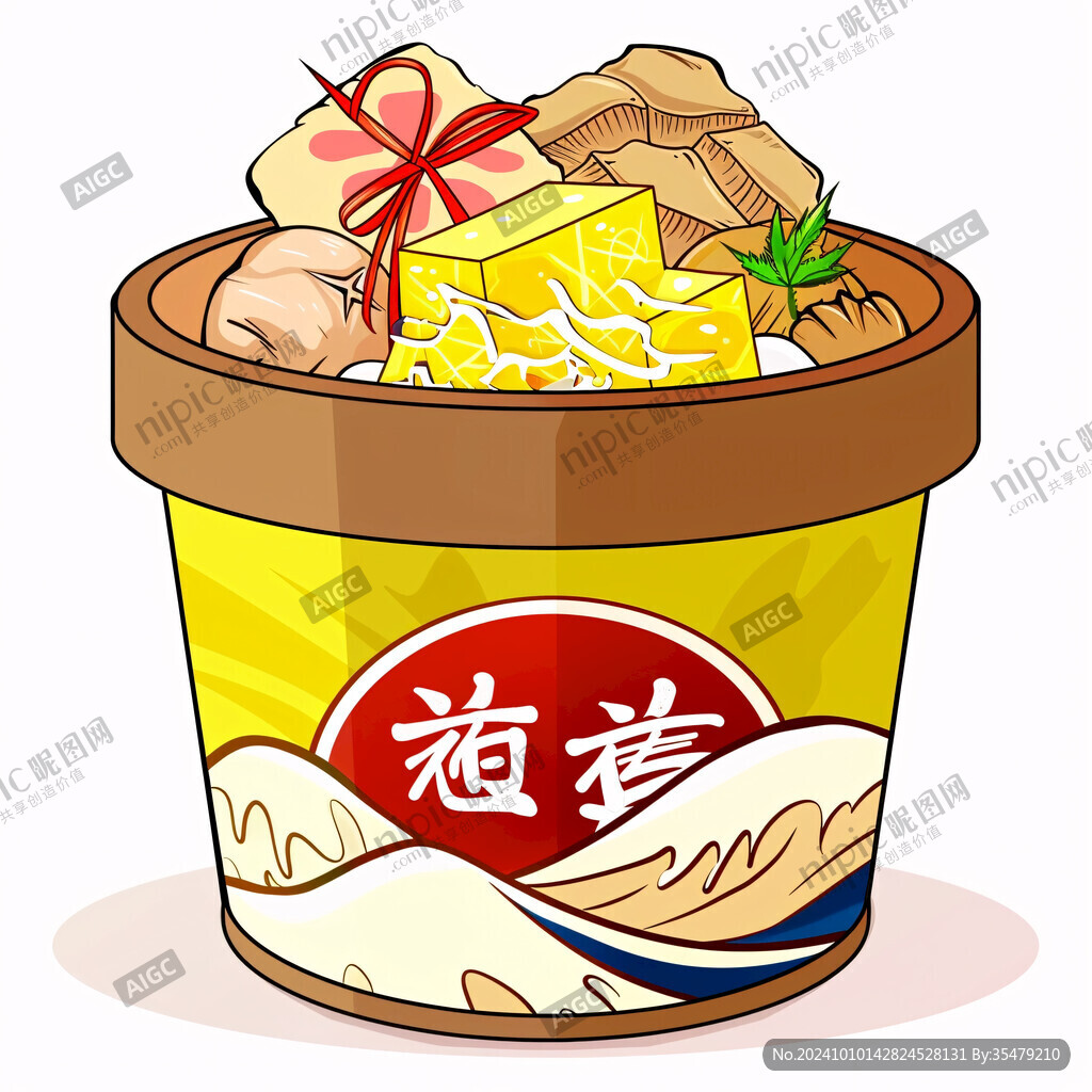 碗豆面插画