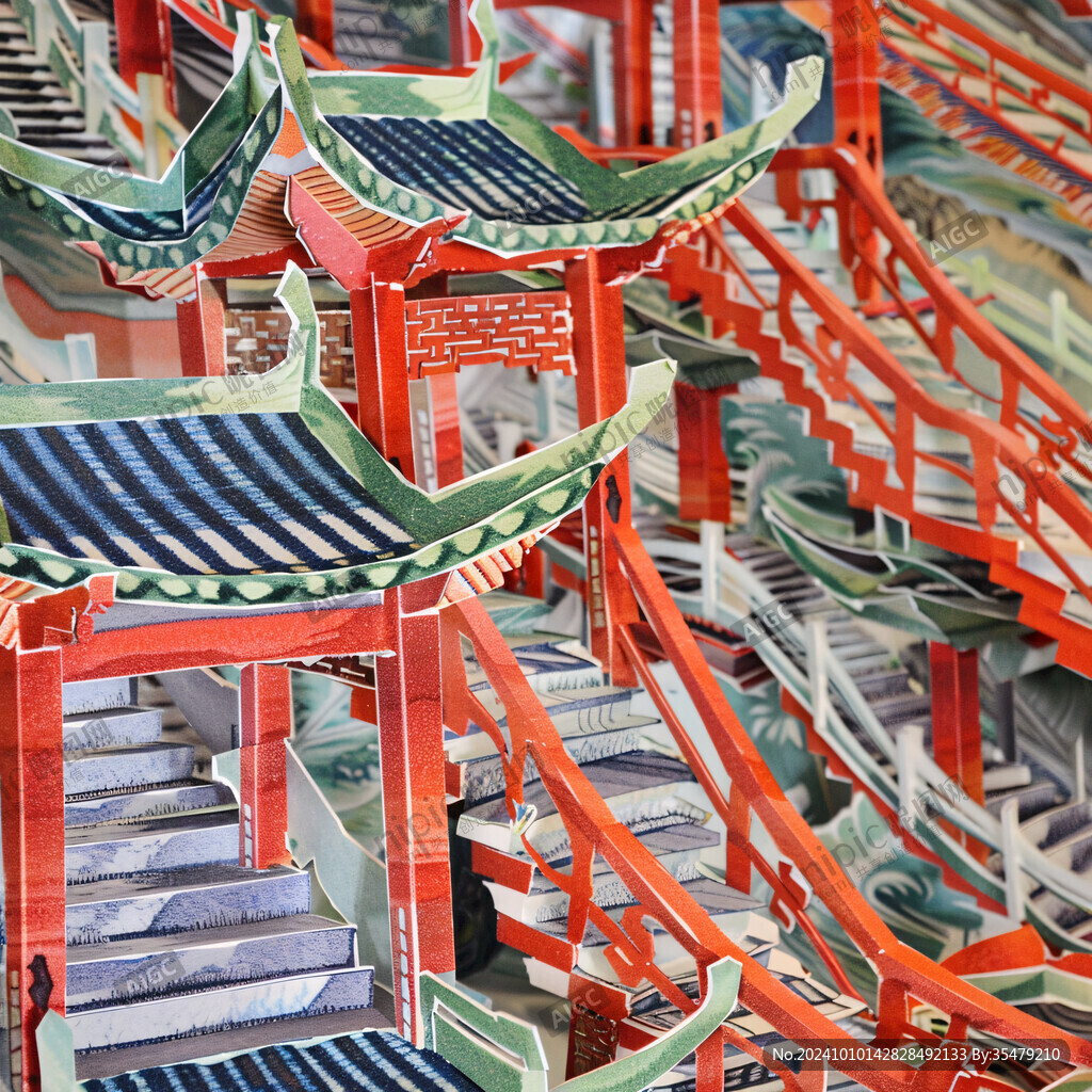 东岳庙飞云楼微缩景观