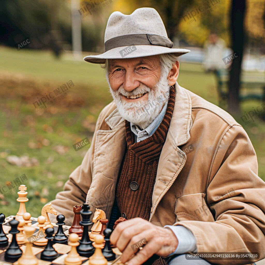 下棋的老人