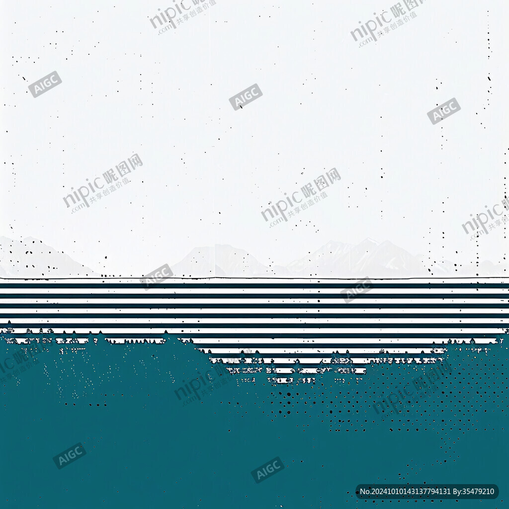 青色错乱线条斑驳线条