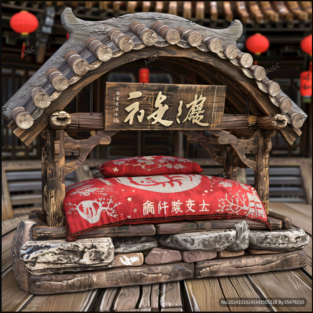 农家乐装饰造景摆件