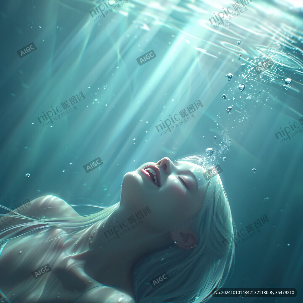 梦幻美人鱼插画