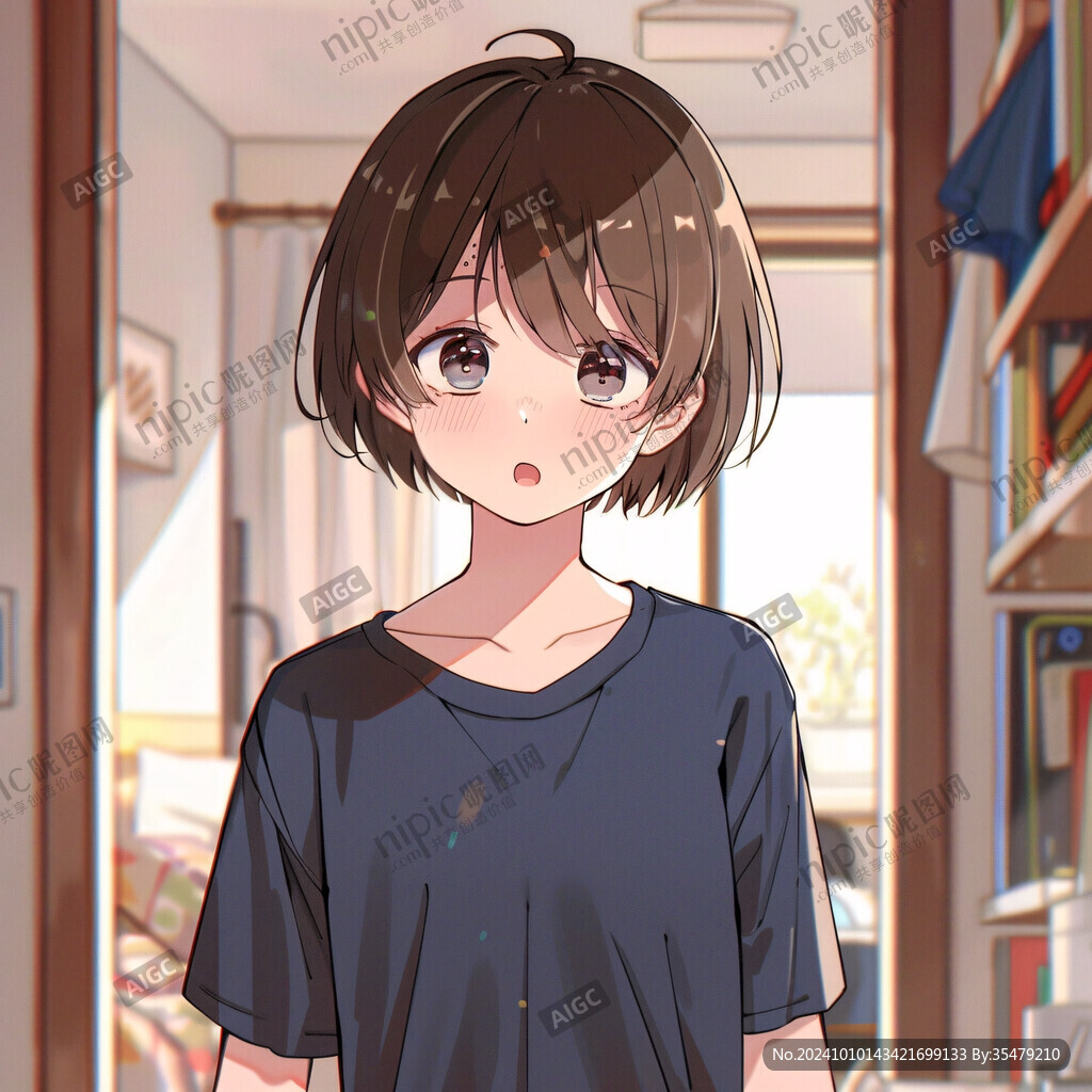 对象女友插画