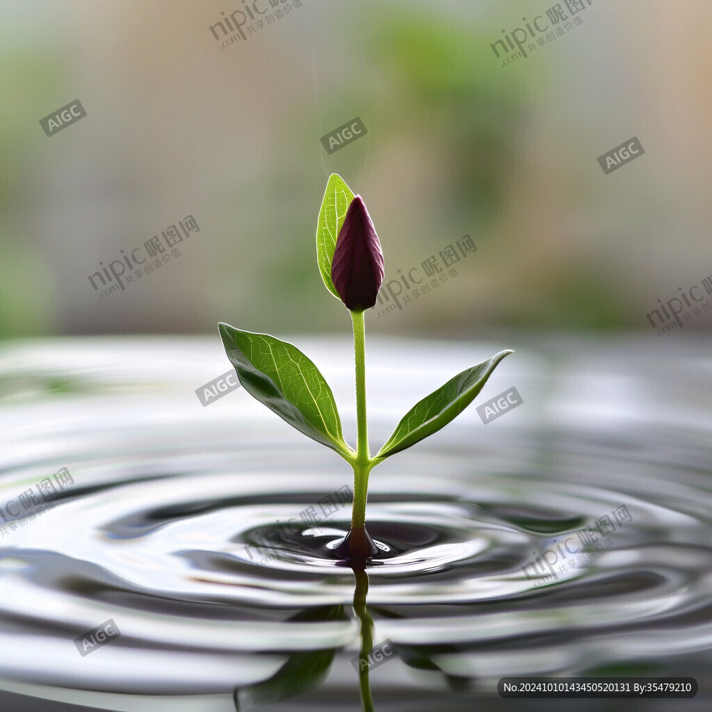 生命绿色植物发芽