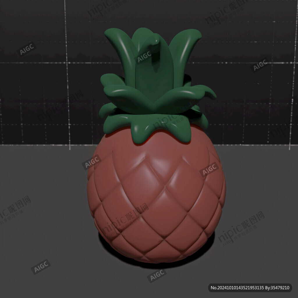 lowpoly水果