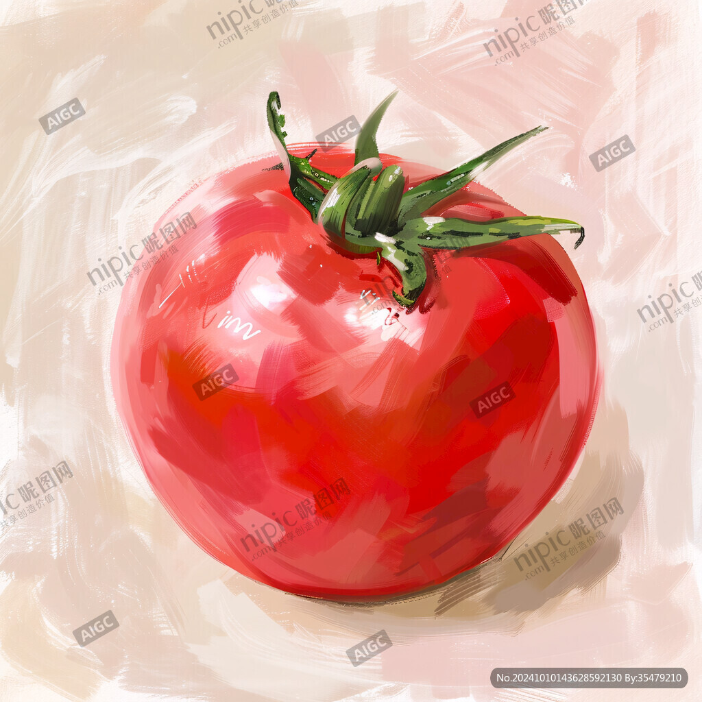 西红柿插画