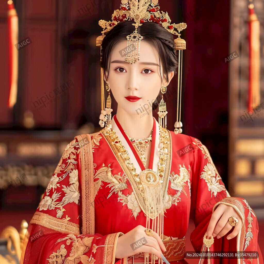 红金唐代宫廷风