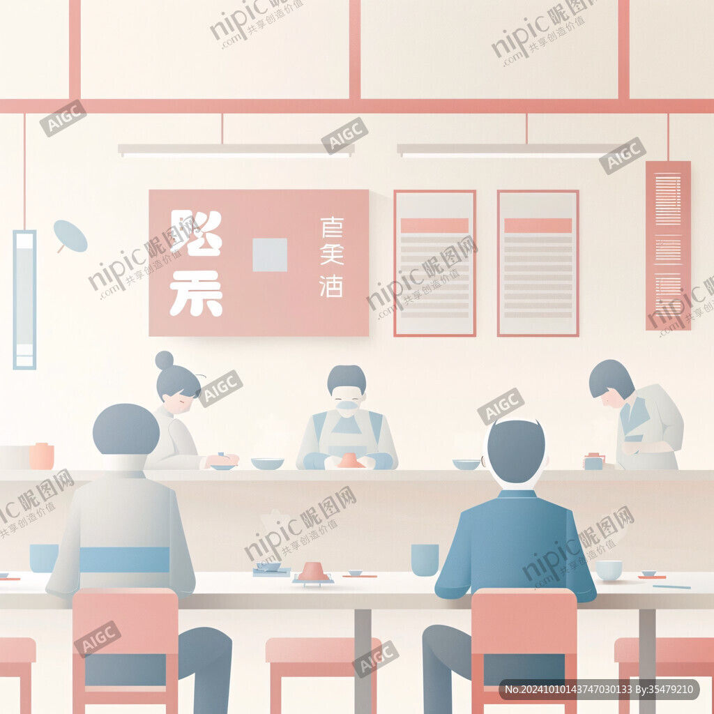 双选会插画海报