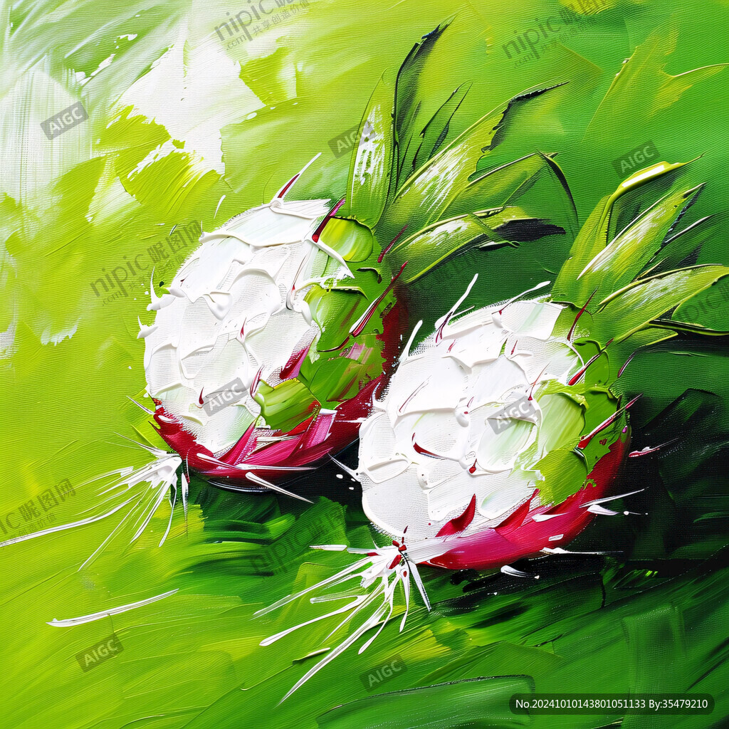火龙果插画