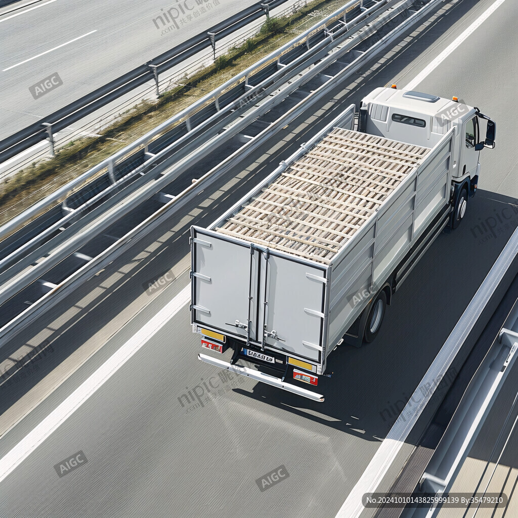 高速公路上的拖车