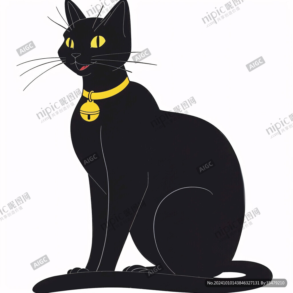 黑猫素材