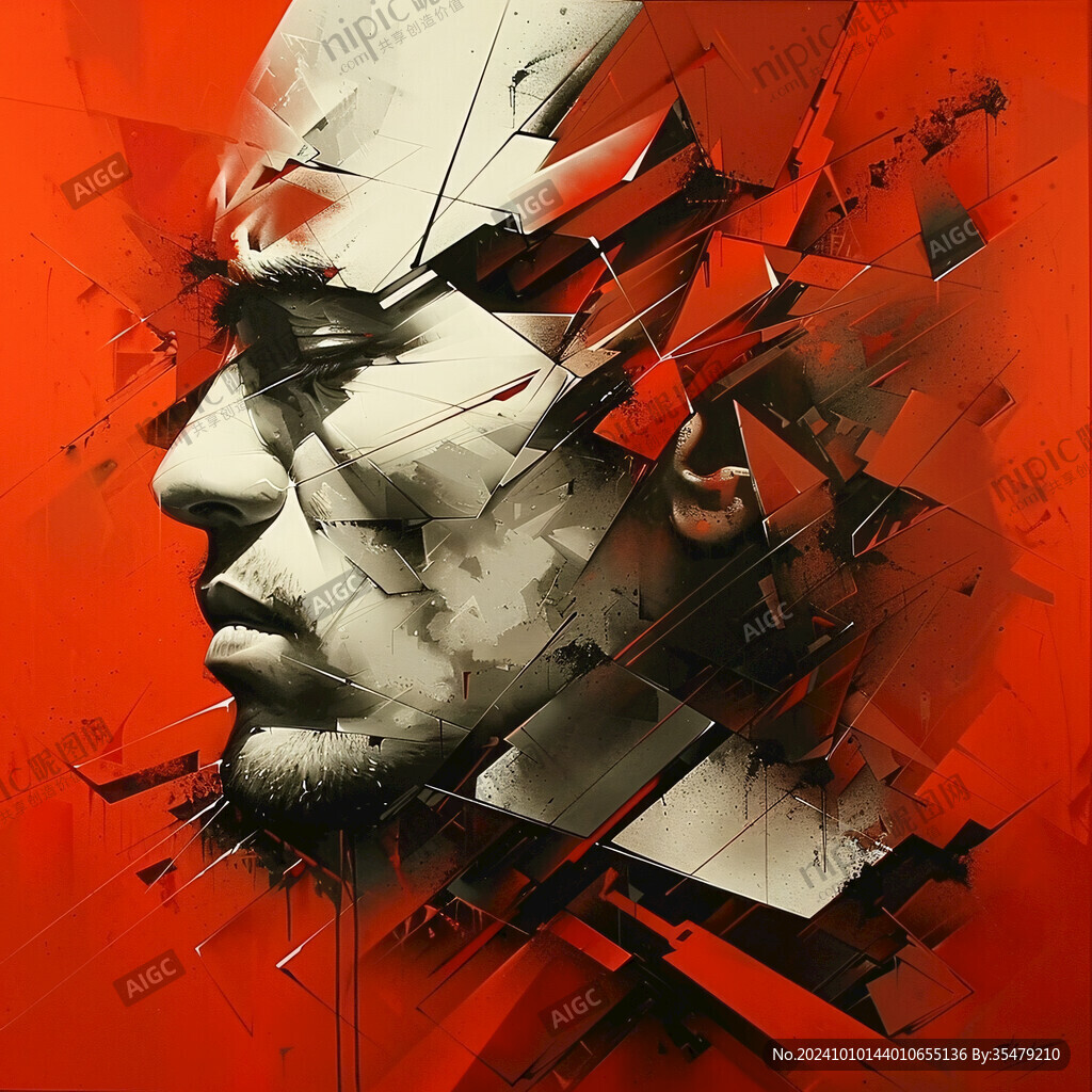 视觉冲击力广告装饰画