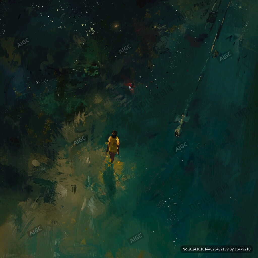 孤独的灵魂插画