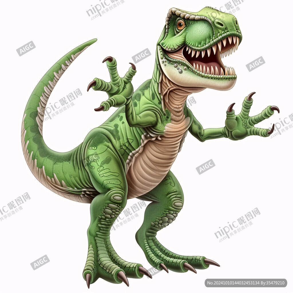 霸王龙卡通霸王龙插画