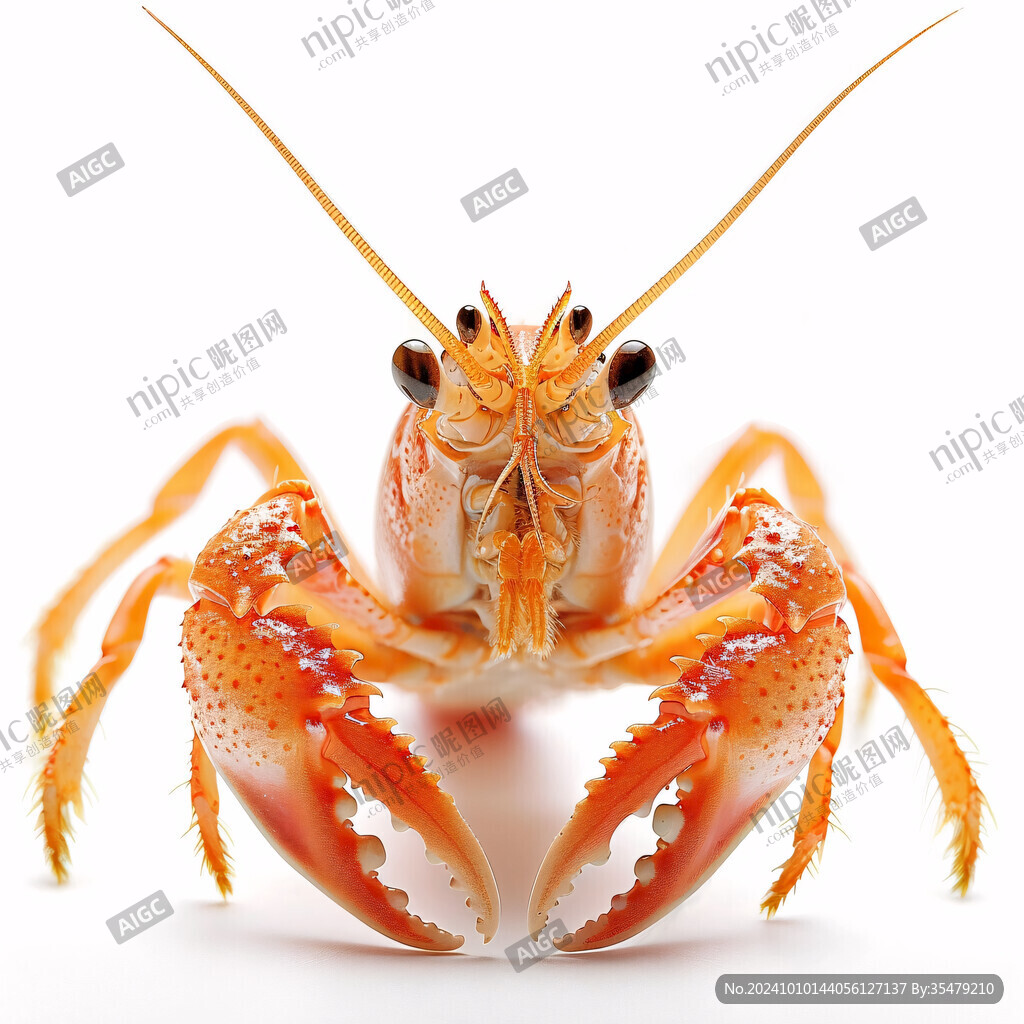 小龙虾3d模型特写