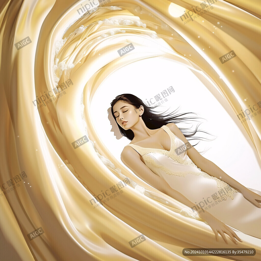 4d金色线条艺术