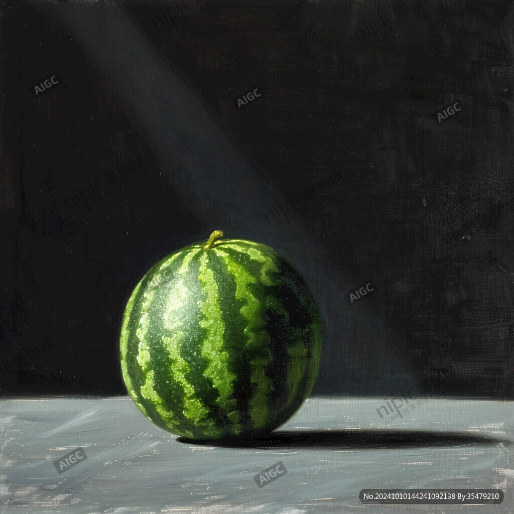 西瓜装饰画