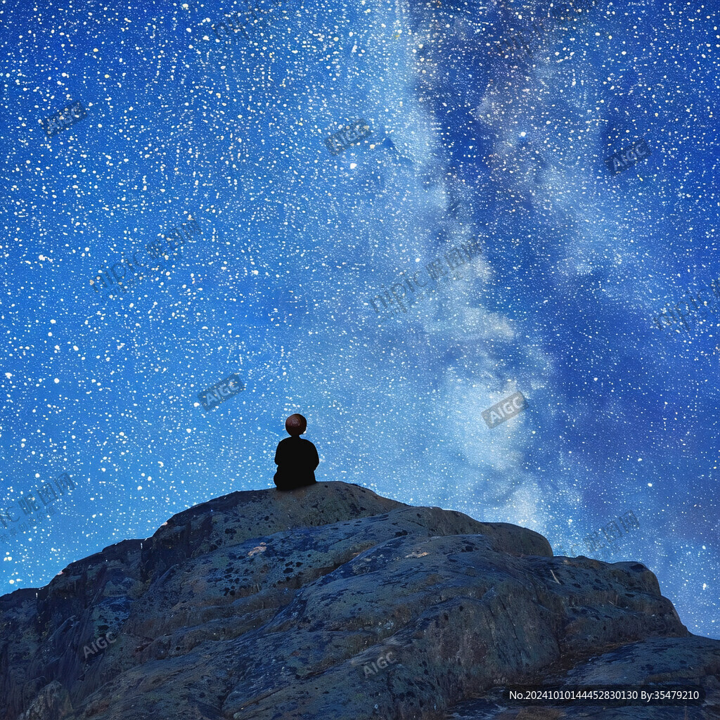 仰望星空的人