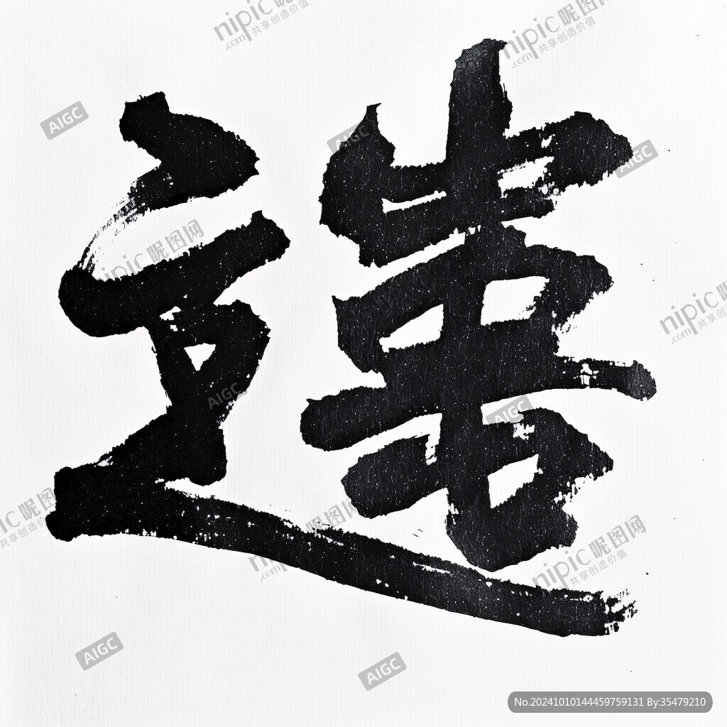独尊书法字体