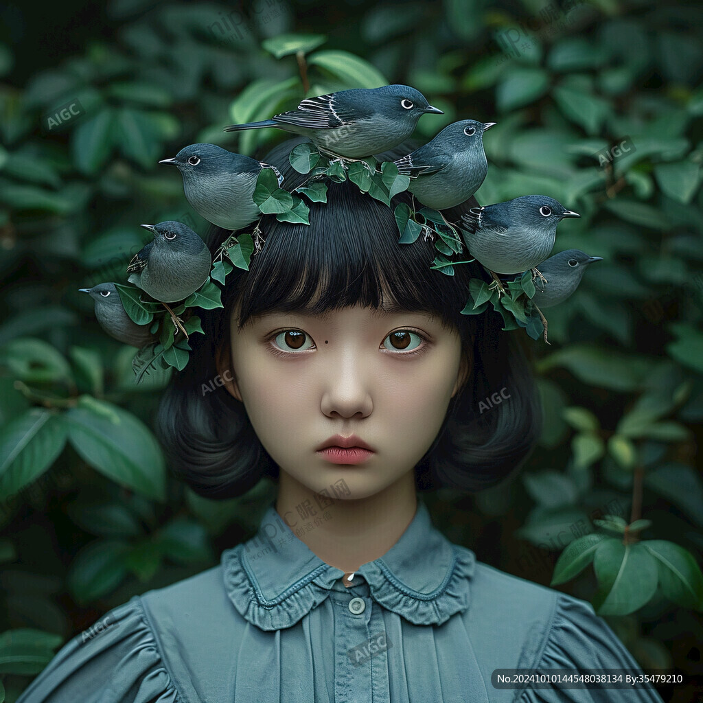 鸟儿与少女