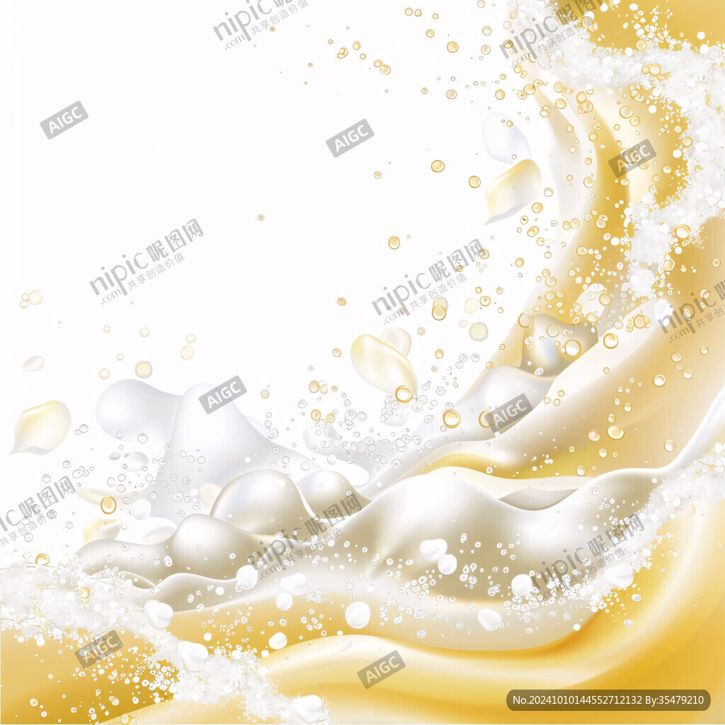 金色水波浪