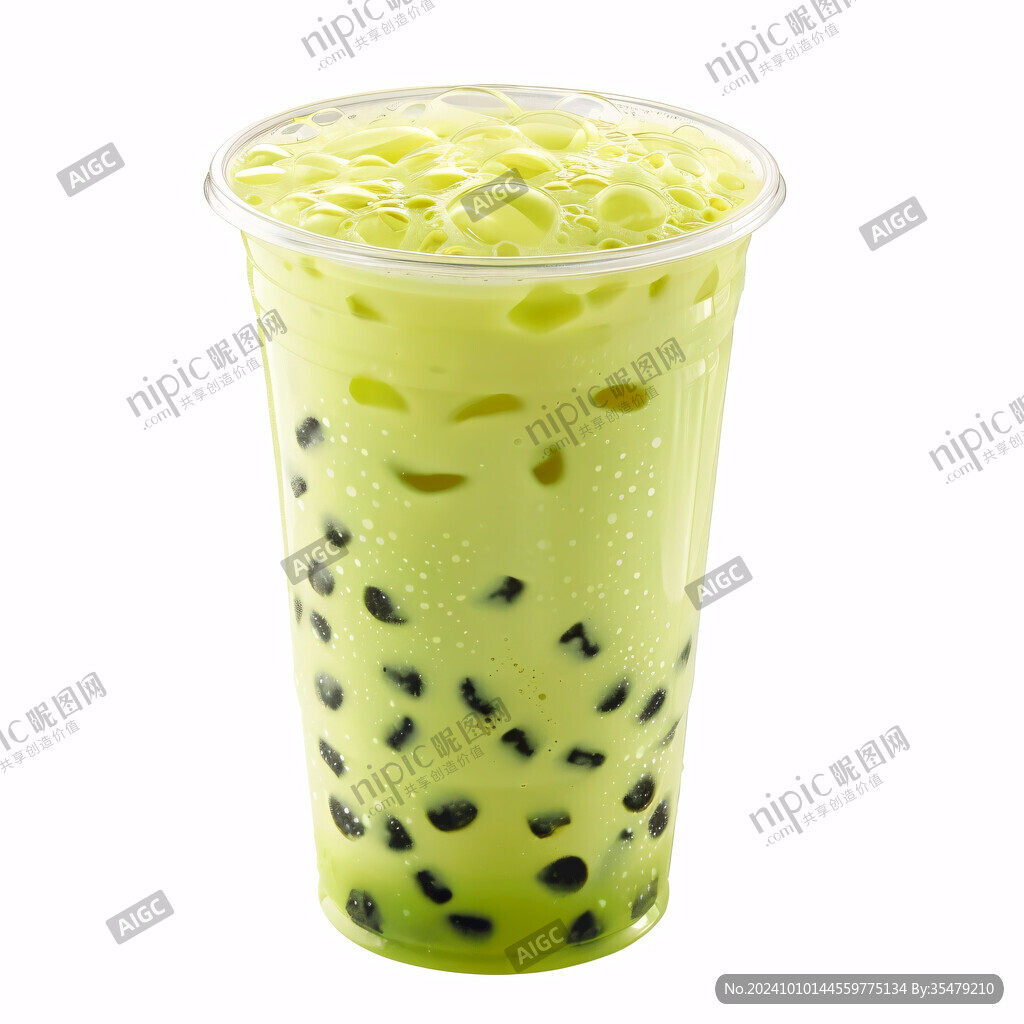 珍珠抹茶奶茶