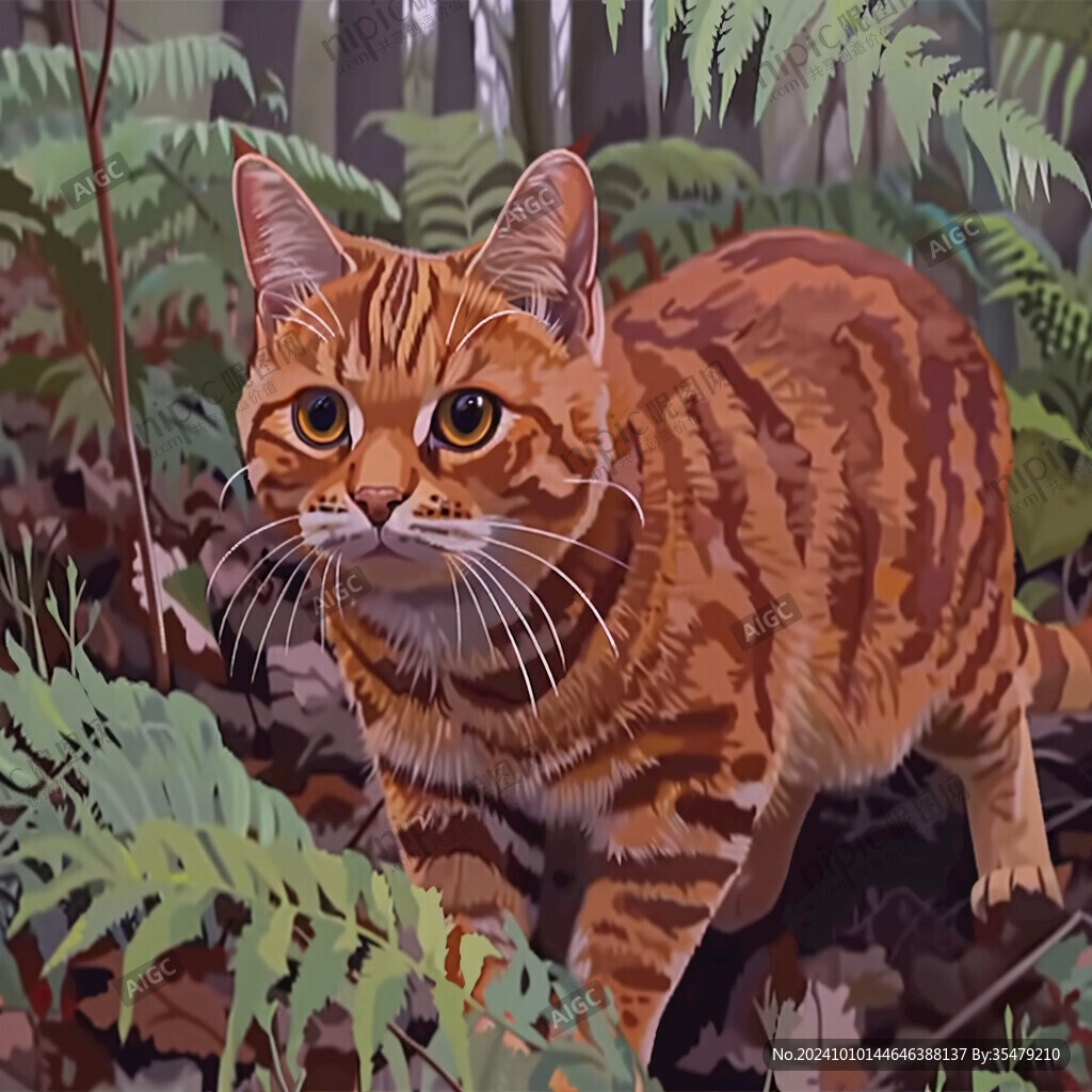 大花猫小老虎猫科动物