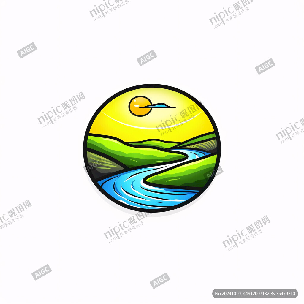 河湖保护标志设计